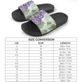 thumbnail image 2 of GZHJMY Stylish Slides for Women Men, Purple Vintage Grape Soft Flexible Slip-on Sandals Slippers, 2 of 7