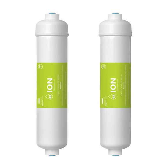Express Water 2 Pack Deionization Water Filter Replacement DI Water Purifier 10 inch Under Sink and Reverse Osmosis System