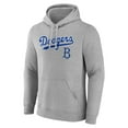 thumbnail image 2 of Men's Gray Brooklyn Dodgers Wahconah Pullover Hoodie, 2 of 3