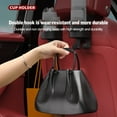 thumbnail image 6 of Jkung 2Pcs Car Cup Holder Headrest Hook Strong Load Bearing Multi-functional Phone Holder Auto Seat Back Mount Hanger Car Interior Accessories, 6 of 7