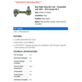 thumbnail image 2 of Rear Right Sway Bar Link - Compatible with 2007 - 2016 Honda CR-V 2008 2009 2010 2011 2012 2013 2014 2015, 2 of 2