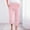 Pink 2, variant on Wensltd Womens Linen Pants Drawstring Summer Wide Leg Capris for Women with Pockets