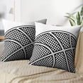 thumbnail image 3 of LALILO Throw Pillow Covers Black Basketball White Athletic Ball Cushion Cover 18" x 18", 2541 Pack, 3 of 6
