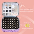 thumbnail image 2 of Bolsa organizadora de esmaltes de uñas Uross con capacidad para 42 botellas y lámpara de uñas, 2 of 6