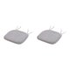 thumbnail image 3 of Cojín de asiento Poliéster Naiovety para silla de comedor Espesor elástico Taburete Gris 41*41cm 2Conjunto, 3 of 6