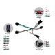thumbnail image 2 of Conjunto de Luces Delanteras y Traseras de Bicicleta EléCtrica Entrada 36V 48V 52V 60V con Interruptor de de Bocina de Luz DK336 Luz de Bicicleta EléCtrica, 2 of 8