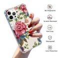 thumbnail image 2 of Flower Pattern Case for iPhone 14 Pro,Aesthetic Colourful Floral Plant Case for Men Women,Unique Soft TPU Bumper Case Cover, 2 of 5