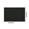 thumbnail image 4 of Decodeary Surfboard Kiteboard EVA Surfing Cushion Boat Deck Grip Pad Self-Adhesive Marine Rhombus Shape Anti-slide Grip Floor Mat Black, 4 of 6
