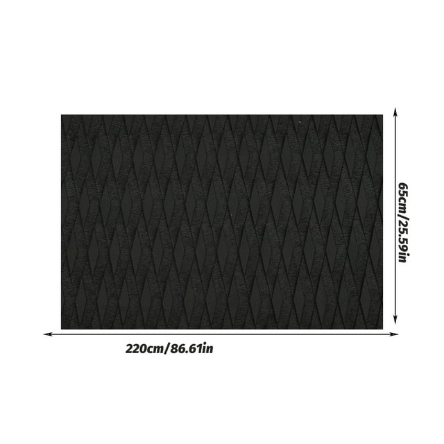 Planche de Surf Kitesurf EVA Surf Luxe Bateau Pont Poignée Queue Tapis Résistant à l'Eau Tapis Auto-Adhésif Forme Losange Barre de Pont Tapis de Poignée Bleu