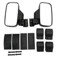 thumbnail image 2 of Aramox 1 Pair Rear View Mirror Side Mirrors Replacement For UTV AVT 1.75in 2in Roll Bar For  RZR Can Am Kubota Maverick, 2 of 8