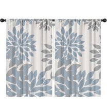 Blackout Kids Curtains,Boho Bohemia Pioneer Flower Art Childrens Insulated Curtains Set Of 2,Bedroom Essentials,Toddler Room Decor 52"x84"(132x213cm)