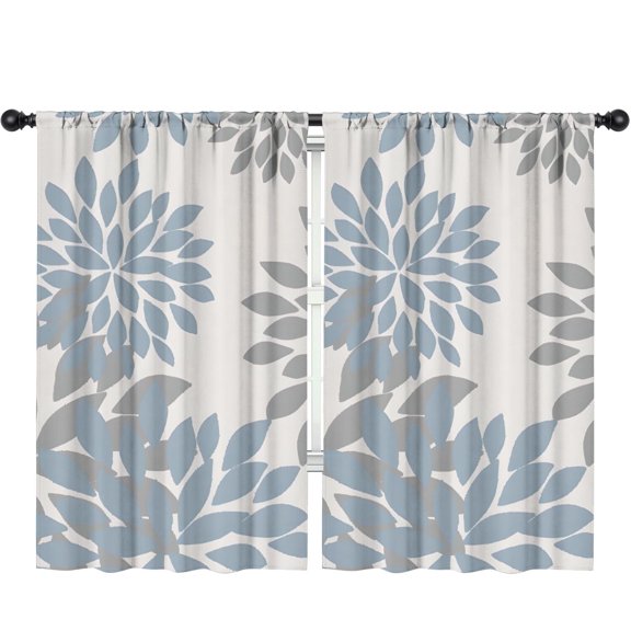 Blackout Kids Curtains,Boho Bohemia Pioneer Flower Art Childrens Insulated Curtains Set Of 2,Bedroom Essentials,Toddler Room Decor 52"x84"(132x213cm)