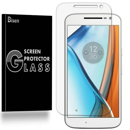 Motorola Moto G4 Plus [BISEN] 9H Tempered Glass Screen Protector, Anti-Scratch, Anti-Shock, Shatterproof, Bubble