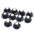 thumbnail image 1 of 10PCS T3 10PCS T3 8mm Red Wedge LED Bulb 1LED SMD1210 Chip 10LM Very Bright, Adecuado para la lectura del panel de instrumentos del automóvil Luz del panel de instrumentos 12V 6000K, 1 of 5