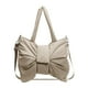 thumbnail image 1 of Bolso de hombro para mujer, cartera, bolso bandolera para , playa, viajes y compras Caqui, 1 of 8