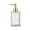 Y-2, variant on 500ml Large Capacity Pump Hand Sanitizer Bottle, Refillable Lotion Soap Dispenser for Bathroom Household Toilet Set, Press-Type Refill Bottle, St Patrick's Day Home Bath Supply, Red