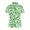 Green, variant on HCYSFG Women's Cartoon UFO Graphic Top Ladies Athletic Active Golf Polo Collar T Shirt Summer Performance Short Sleeve Textured Sports Tee