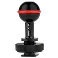 thumbnail image 1 of Diving Cold Shoe 1 Inch Ball Mount Head Base Adapter Connector For Underwater Camera Waterproof Hou, 1 of 5