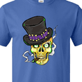 thumbnail image 4 of Inktastic Mardi Gras Skull with Cigar T-Shirt, 4 of 5