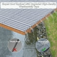 thumbnail image 5 of Beneouya 18.3x12.6ft Heavy-Duty Outdoor Wood Carport with Steel Slope Roof, 5 of 11