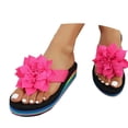 thumbnail image 3 of jiaxiM Brown Flip Flops Women Thong Sandals for Women Wide Flexible Ladies Slippers Non- Thick Sole Orthofeet Shoes for Women Walking for Summer Outdoor, 3 of 9