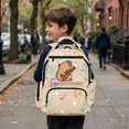thumbnail image 4 of Aplkyhs Music Capybara Backpack for Students Age 6-18 Cool School Bookbag Water Resistant Durable Lightweight Backpack for School Travel, 4 of 7