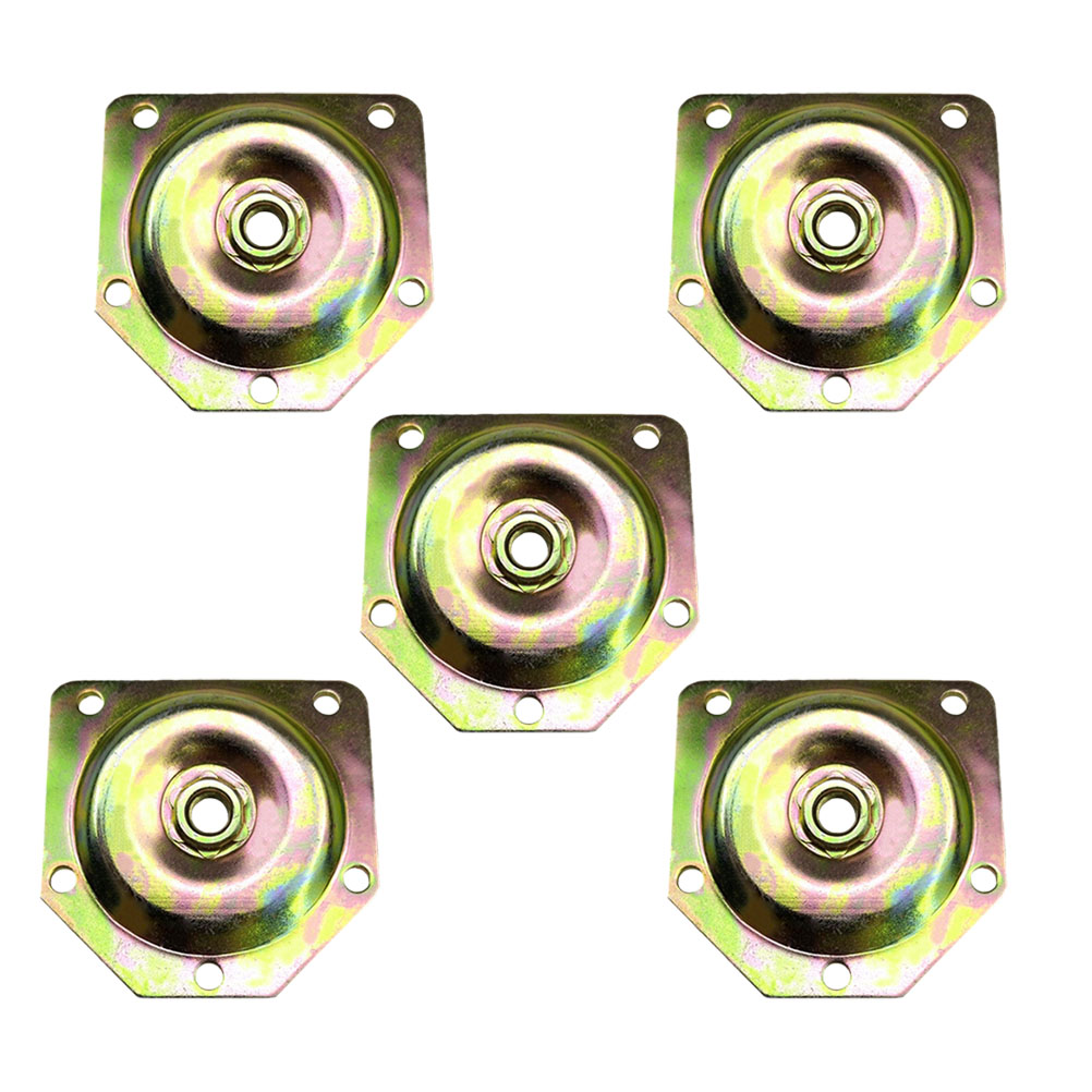 5Pcs Wooden Furniture Legs Connectors Wooden Leg Fixators Screw Nut