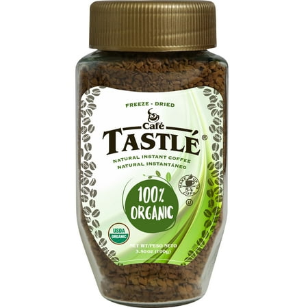 Cafe Tastle 100% Organic Instant Coffee, 3.5 oz (Best Organic Instant Coffee)