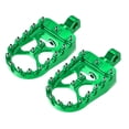 thumbnail image 1 of Par de Motocicleta Unique Bargains Pedales CNC Ancho 360 Grados Rotación Verde, 1 of 1