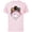 Soft Pink, variant on Marvel Studios The Marvels Carol Monica Kamala Power Icon - Short Sleeve Cotton T-Shirt for Adults - Customized-Athletic Heather