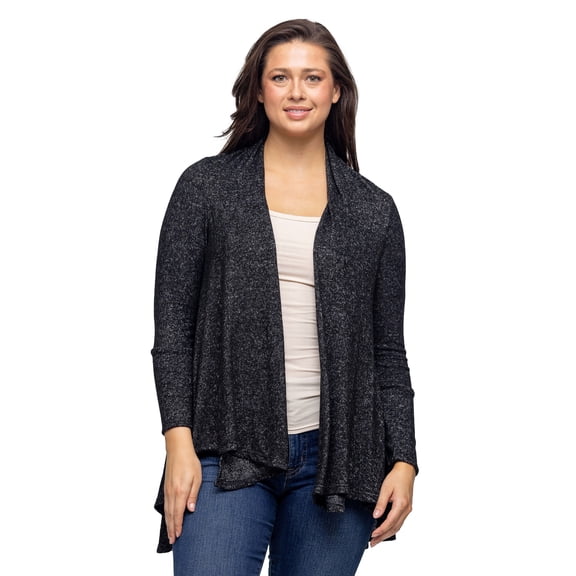 Womens Long Sleeve High-Low Cardigan