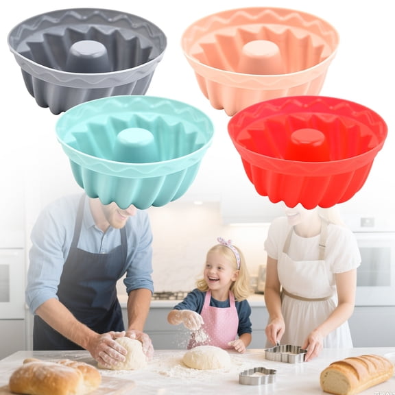 Cosmug Non Stick Mold Silicone Cake Mold Under $5 for Baking, Homemade Desserts, Freezing, Baking Tray