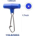 thumbnail image 2 of WWS-50 Pcs Ligne de Pêche pour Lander avec Duo-Lock Snap, Kit d'Accessoires de Pêche en Acier Inoxydable, 2 of 4