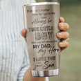 thumbnail image 4 of Army Dad Tumbler, Dad Tumbler 20 Oz Stainless Steel with Lid, Veteran Dad Coffee Mug, Camo Travel Cup, Gifts for Soldier Patriotic Father, Gifts for Dad, Father Days Gift, 4 of 6