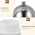 ACDANC 2026 New Ceramic Butter Dish with Lid - Butter Container for ...