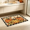 thumbnail image 4 of Zynviq Pumpkin Area Rugs 15.7" X 23.6" Thanksgiving Throw Rug Polyester Rectangular Washable Multicolor Small Rug for Entrance, 4 of 6