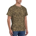 thumbnail image 5 of Rocae Leopard Print for Men's Moisture-Wicking Crew Tee - T-Shirt for Sports, Outdoor Activities, and Casual Wear3X-Large, 5 of 9