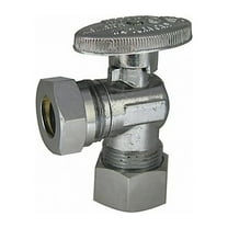 Kissler Water Supply Stop,Brass,1/4-Turn,5/8" 88-9240