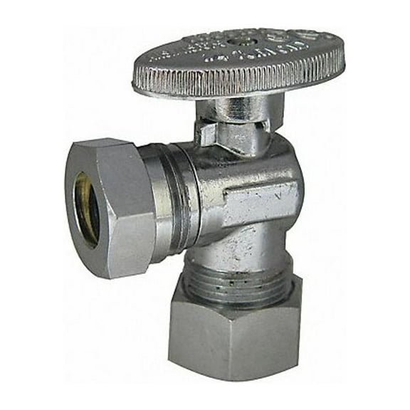 Kissler Water Supply Stop,Brass,1/4-Turn,5/8" 88-9240