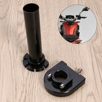 FELTECHELECTR Aluminum Throttle Handle 1Pack for Motorcycle in Black with CNC Machining