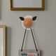 thumbnail image 1 of Bonito para abrigos, colgador de ropa, soporte decorativo montado en la pared, estante colgante para , chaqueta, bolsa, baño, sala de estar Becerro Macarena Gancho para ropa, 1 of 8