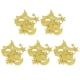 thumbnail image 2 of 5 pancartas de estrella y luna doradas brillantes, exquisitas pancartas colgantes de Eid Mubarak para decoración de fondo de Ramadán, 2 of 5