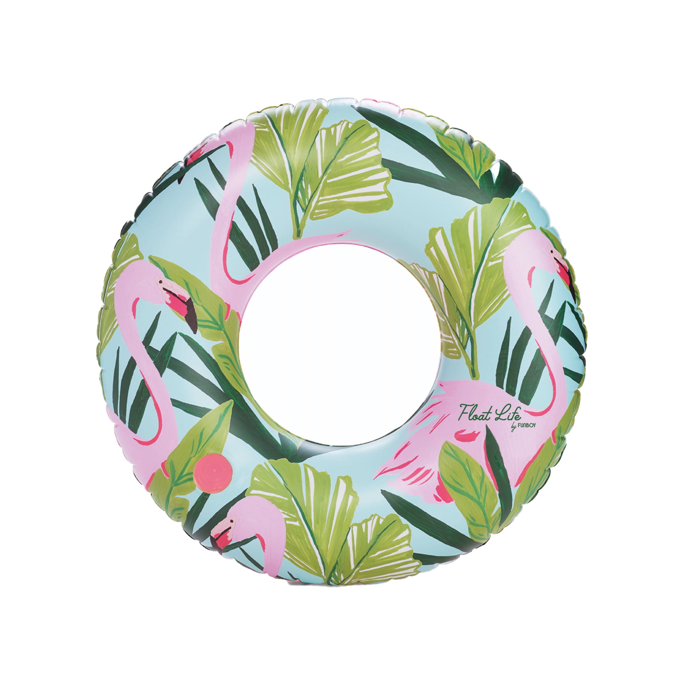(2 pack) Float Life by Funboy Tropical Flamingo Pool Float, Cup-Holder, 43'' Oversized, Adults & Children