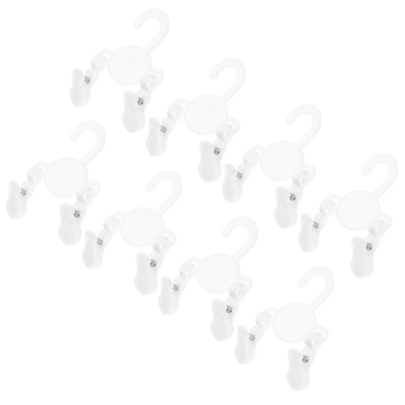 KAKOWELY Kids Clothes Hangers White 10Pcs 3.9In