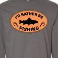 thumbnail image 4 of Inktastic I'd Rather Be Fishing Long Sleeve T-Shirt, 4 of 5