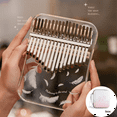 thumbnail image 3 of Kalimba 17 Key Professional Thumb Piano Acrylic Kalimba Thumb Piano Keyboard Musical Instrument White, 3 of 10