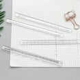 thumbnail image 6 of Opvise Scale Ruler Clear Scale Print Long Lasting Transparent Triangle Student Scale Rulers for Architects Transparent, 6 of 8