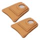 thumbnail image 4 of Almohadilla de dedal de cuero para monedas, protectores de dedos de cuero de vaca artesanales para coser y acolchar, 2 uds., 4 of 5