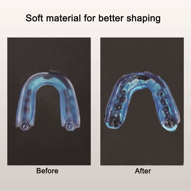 Agiferg Boxing Sanda Rugby Sports Braces With Box Heated Plastic Forming Human Sanda Training Mouthguard