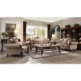 thumbnail image 3 of ACME Mehadi Velvet Upholstered Sofa with 8 Pillows in Walnut, 3 of 6
